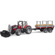 Pojazd Traktor Massey Ferguson z przyczepą