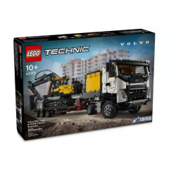 Klocki Technic 42175 Ciężarowka Volvo FMX i koparka EC230 Electric