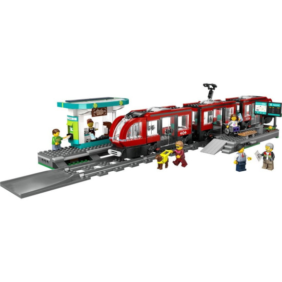 Klocki City 60423 Tramwaj miejski ze stacją