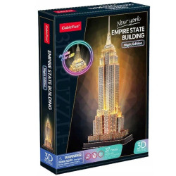 Puzzle 3D 37 elementów Empire State Building