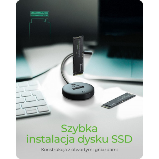 Stacja dokująca dla NVMe+SATA SSD IB-1610MCD-C31