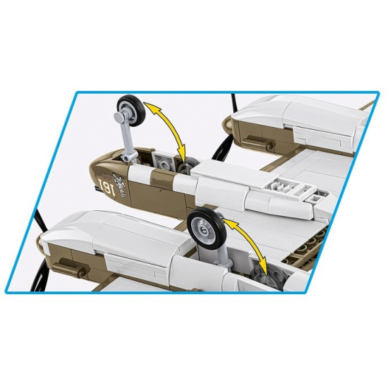 Klocki Lockheed P-38H Lightning 