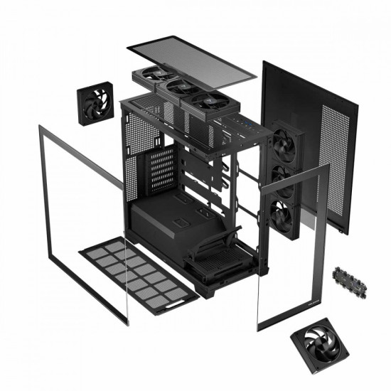 Obudowa PC STELLAR 8F ARGB 10 Czarna 