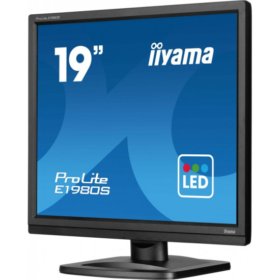 Monitor 19 cali E1980S-B1 HDMI DP 250cd 3ms 