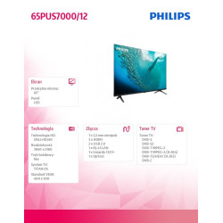 Telewizor LED 65 cali 65PUS7000/12