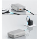 PB-Y57 White Mini PowerBank | 20000mAh | 22.5W | 2xUSB | PD 3.0 QC 3.0 LED