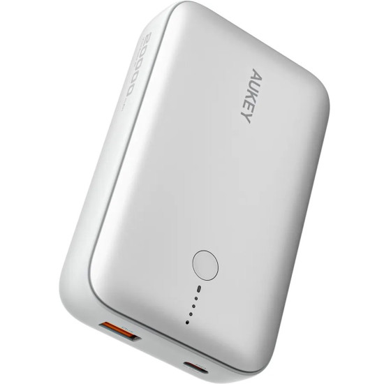 PB-Y57 White Mini PowerBank | 20000mAh | 22.5W | 2xUSB | PD 3.0 QC 3.0 LED