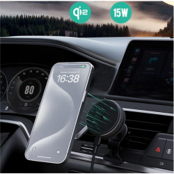 HD-MC13A Qi2 15W 3A  ładowarka bezprzewodowa chłodząca samochodowa