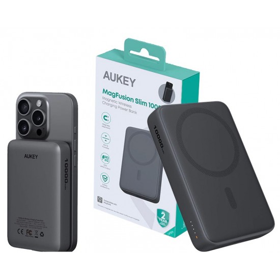 PB-MS04 Gray Qi2 PowerBank | 10000mAh | 20W | MagSafe PD