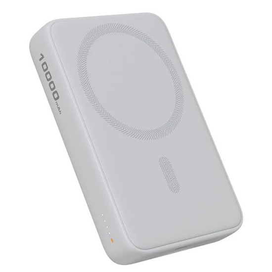 PB-MS04 White Qi2 PowerBank | 10000mAh | 20W | MagSafe PD