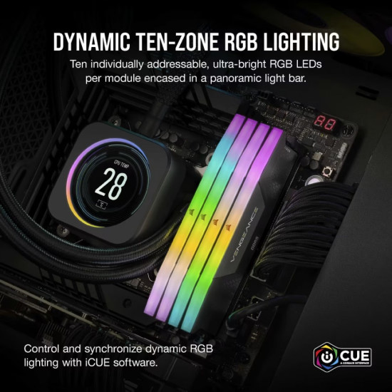 Pamięć DDR5 Vengeance RGB 48GB/6400 (2x24GB) CL36 