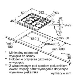 Płyta gazowa PCH6A5I90 Flame Select WOK 
