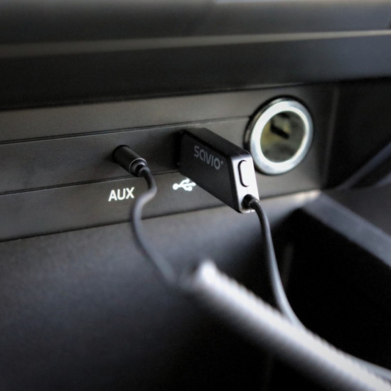 Adapter transmiter AUX z bluetooth 5.3, funkcja zestawu głośnomówiącego, TR-16