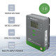 Solarny regulator ładowania MPPT z czujnikiem temperatury 30A |  12V/24V | LCD | 2xUSB | Bluetooth | APP | GEL | LiFePO4 