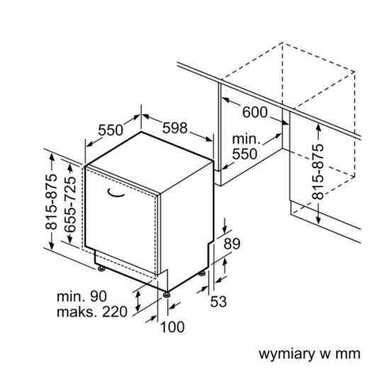 Zmywarka SMV25AX07F 
