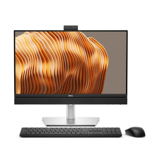 Komputer Dell Pro 24 All-in-One Plus QB24250 W11Pro U7 265/16GB/512GB/23.81 FHD/Int/FHD Cam/Mic/WLAN+BT/WirelessKb&Mouse/160W/3YPS