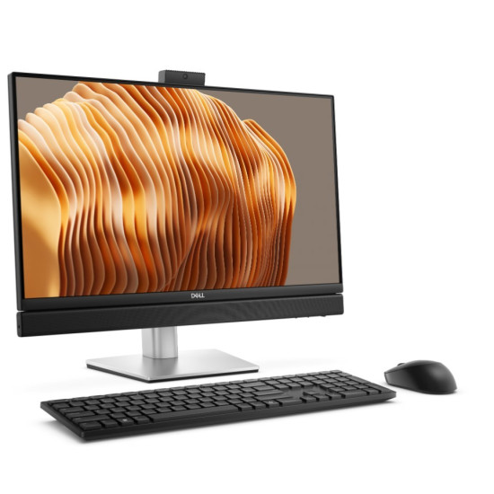 Komputer Dell Pro 24 All-in-One Plus QB24250 W11Pro U7 265/16GB/512GB/23.81 FHD/Int/FHD Cam/Mic/WLAN+BT/WirelessKb&Mouse/160W/3YPS