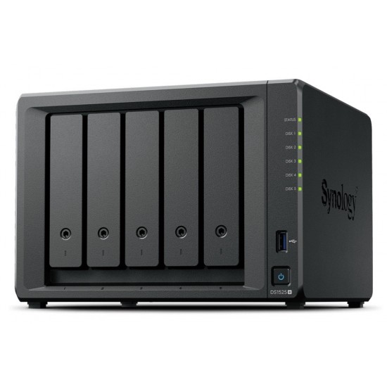 Serwer DS1525+ V1500B 2,2Ghz 1x8GB DDR4 2x2,5GbE 3Y Serwer DS1525+ V1500B 2,2Ghz 1x8GB DDR4 2x2,5GbE 3Y