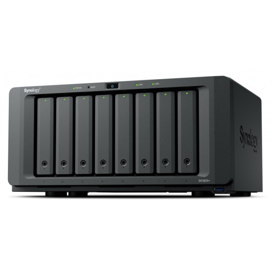 Serwer DS1825+ 8x0HDD 2,2Ghz 8GB 2x2,5GbE PCI-E 3Y 