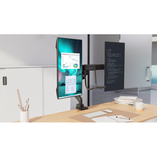 Ramię do monitora podwójne SmartFit 