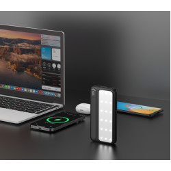 Powerbank P20 LCDPD LAMP 20 000mAh, zintegrowana lampa LED z funkcją latarki
