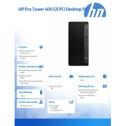 Komputer Pro Tower 400 G9 PCI i5-14500 1TB/16/W11P 9H7N0ET