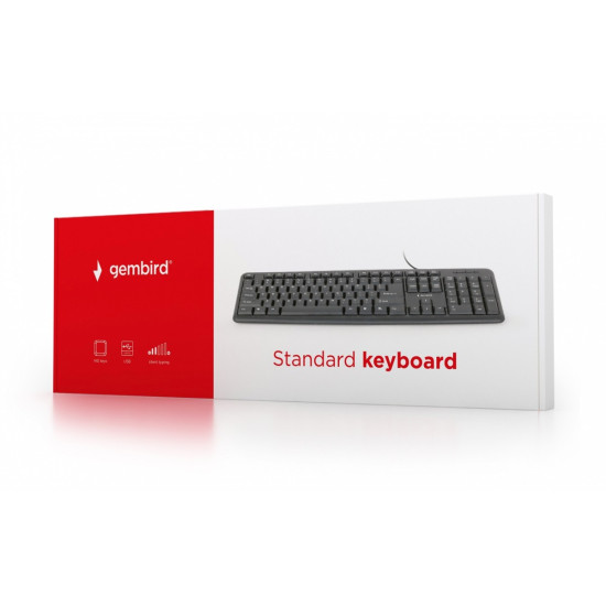 Klawiatura Standardowa USB Czarna KB-U-103 