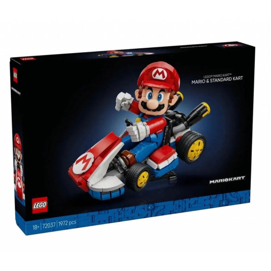 Klocki Super Mario 72037 Mario Kart Mario i Standard Kart 