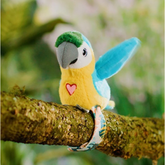 Maskotka interaktywna Happy Yappers Wesołe gadułki - Papuga niebieska 