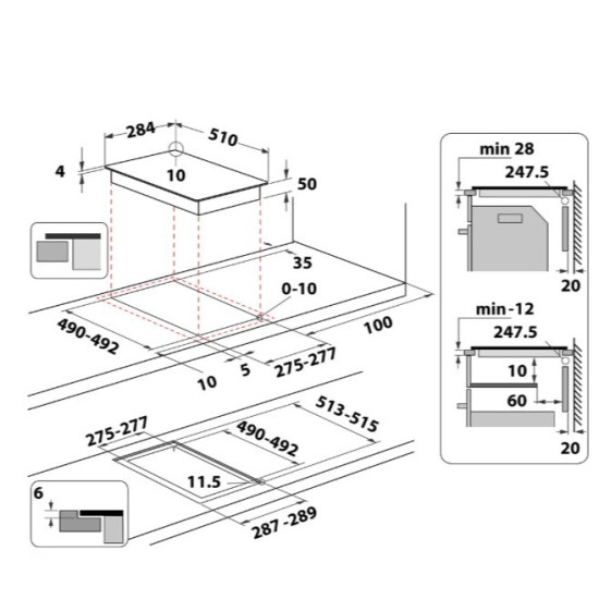 Płyta indukcyjna WSQ0530NE 