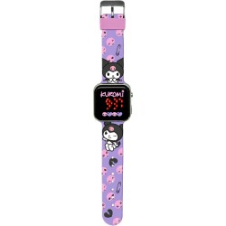 Zegarek LED Kuromi Hello Kitty 