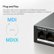 Przełącznik 6-Port 10/100 Mbps Desktop Switch with 4-Port PoE+ PORT: 4× 10/100 Mbps PoE+ Ports, 2× 10/100 Mbps Non-PoE Ports