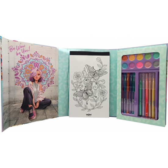 Zestaw kreatywny Mandala brokat 