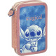 Piórnik dwukomorowy Stitch z wyposażeniem
