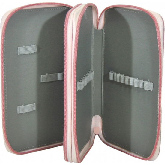 Piórnik dwukomorowy Stitch z wyposażeniem