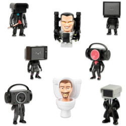 Skibidi Toilet - Tajemnicze figurki kolekcjonerskie 