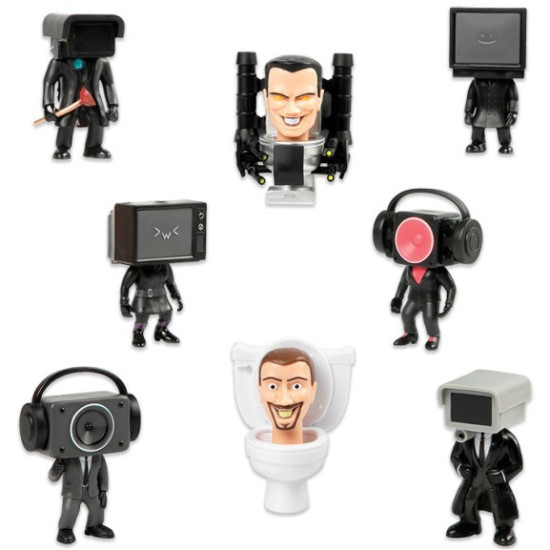 Skibidi Toilet - Tajemnicze figurki kolekcjonerskie 