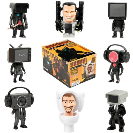 Skibidi Toilet - Tajemnicze figurki kolekcjonerskie 