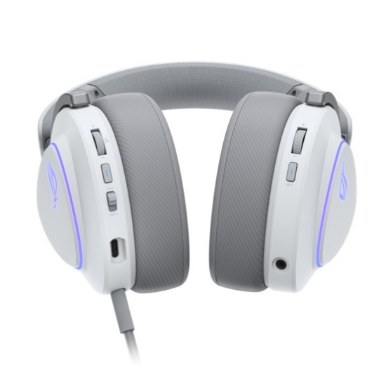 Słuchawki ROG Delta II Wireless 2.4GHz/BT/3.5 Białe