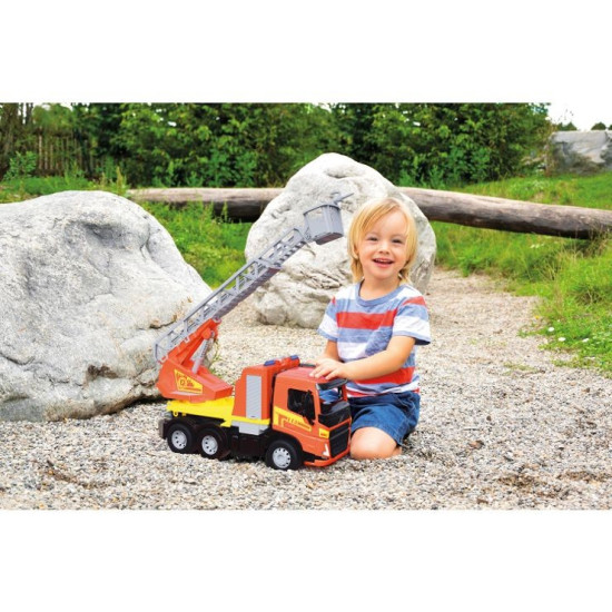 Pojazd Straż pożarna Worxx z drabiną Volvo FMX w pudełku