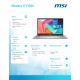 Notebook Modern 15 F1MG-663PL WIN11PRO/IC7-150U/16GB/512SSD/Int/15.6''/3Y 
