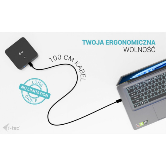 Stacja dokująca USB-C DP Dual HDMI Power Delivery 100W + Uniwersalna Ładowarka 100W 