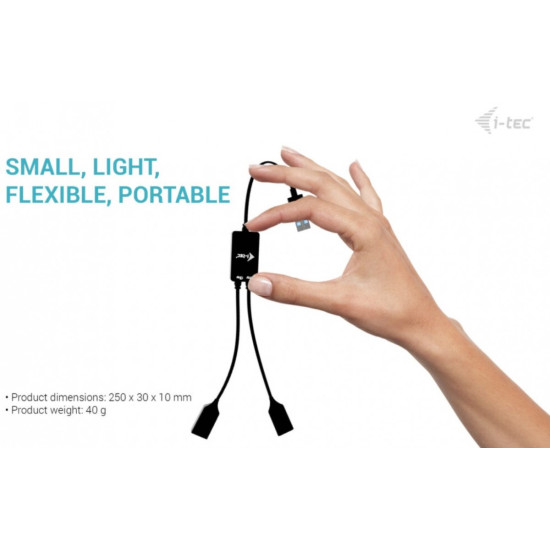 HUB USB-A Cable 2 port (2x USB-A) 