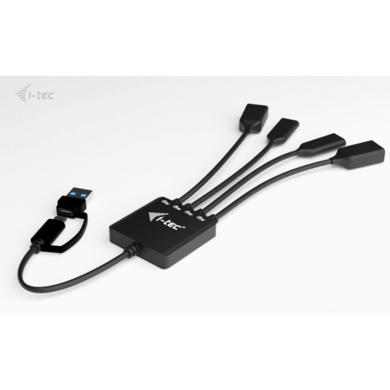 HUB USB-C/USB-A Cable 4 port (2x USB-C 2x USB-A) 