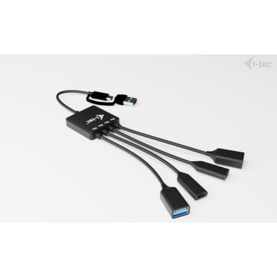 HUB USB-C/USB-A Cable 4 port (2x USB-C 2x USB-A) 