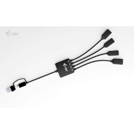 HUB USB-C/USB-A Cable 4 port (2x USB-C 2x USB-A) 