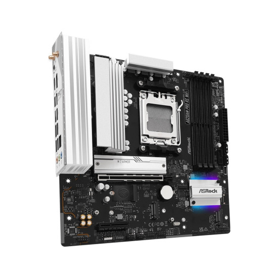 Płyta główna A620AM PRO RS WIFI AM5 4DDR5 HDMI/DP M.2 mATX 