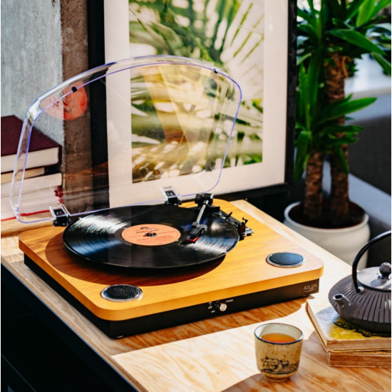 Gramofon AD1914 Wood USB Bluetooth