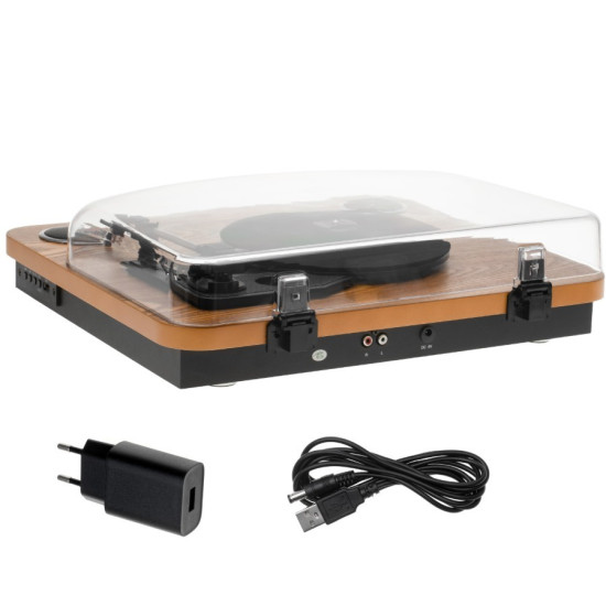 Gramofon AD1914 Wood USB Bluetooth