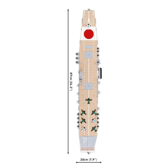 Klocki IJN Akagi Aircraft Carrier 3573 klocków